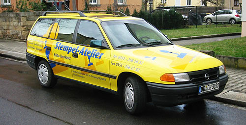 Fahrzeugbeschriftung